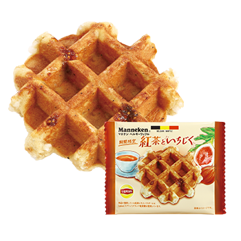 紅茶といちじくワッフル