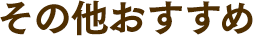 その他おすすめ